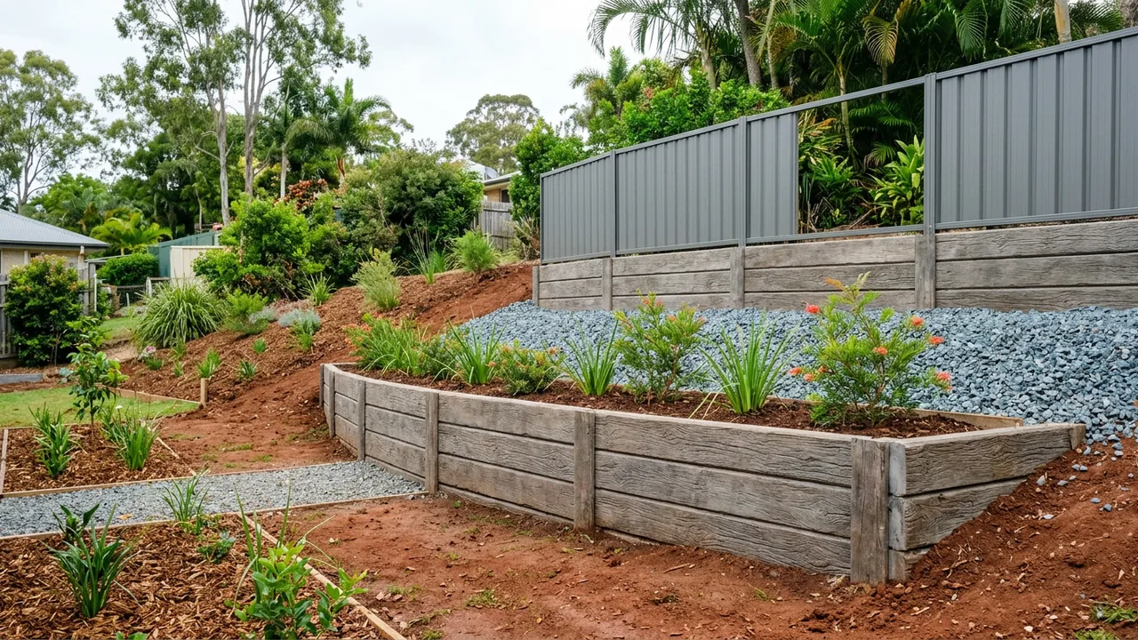 Retaining Walls Ipswich for Sloping Blocks